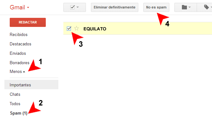 Spam Gmail