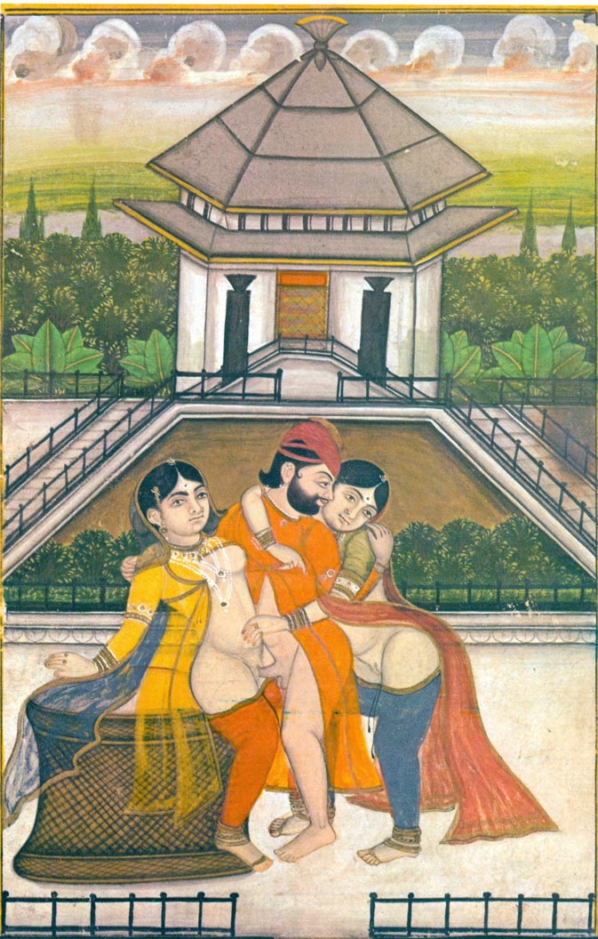 Trío MHM estilo budista - Siglo XVIII