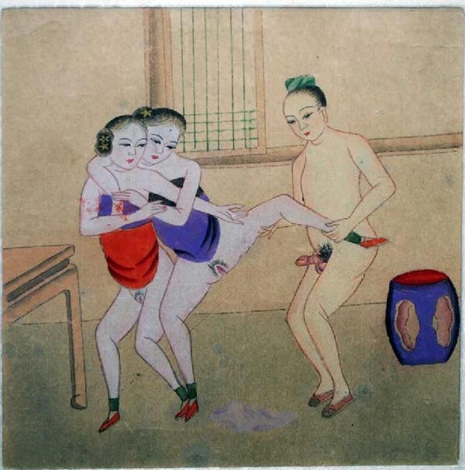 Pintura Gouache y Tinta – Sexo - Mujer, Hombre, Mujer